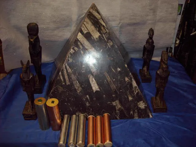 The full hand-crafted Rods of Ma'at range laid out together