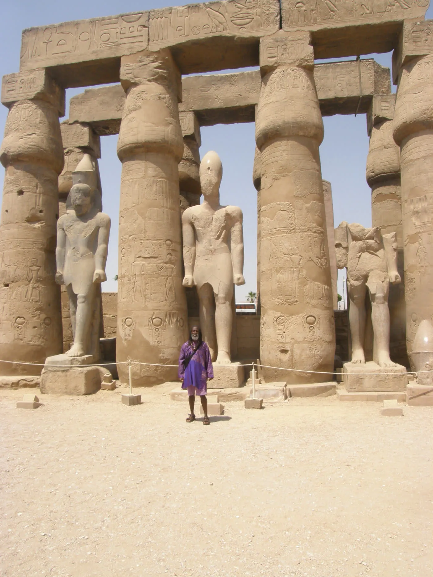 The Rods of Ma'at founder at Karnak temple, Egypt
